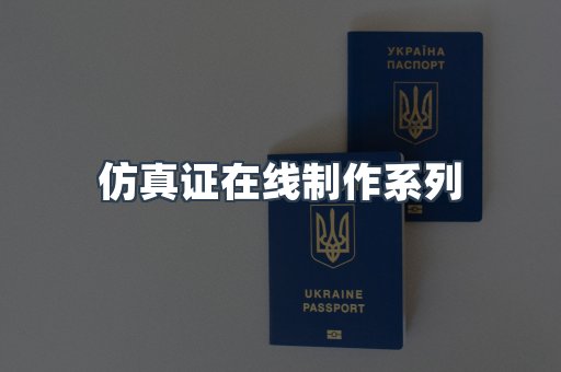 仿真证在线制作系列